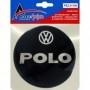 Race Axion Αυτοκόλλητο Σήμα Χρωμίου VW Polo 3D/5D 13.8cm για Τάπα Βενζίνης Αυτοκινήτου