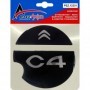 Race Axion Αυτοκόλλητο Σήμα Χρωμίου Citroen C4 5D 13.6cm για Τάπα Βενζίνης ΑυτοκινήτουΚωδικός: ΡΕΖ.12231-RXCCA 