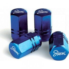 Simoni Racing Καπάκια Βαλβίδων Exagonal Μπλε 4τμχΚωδικός: SRCAPS2/B  Simoni Racing Καπάκια Βαλβίδων Exagonal Μπλε 4τμχΚωδικός: SRCAPS2/B