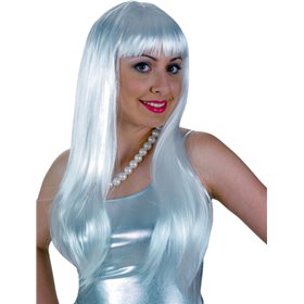 Περούκα Lola Άσπρη 60cm