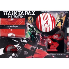 "Παιχνιδολαμπάδα Παικταράς Κόκκινος με Πατίνι Παιχνιδολαμπάδα Παικταράς Κόκκινος με Πατίνι, Φανέλα & Μπάλα 1500-15698 για 5+ Ετών As Company