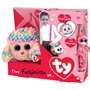 Παιχνιδολαμπάδα Beanie Boos Fashionista Με Τσάντα, Πορτοφόλι Και Χνουδωτό Κλίπ (5 Σχέδια) για 3+ Ετών Ty Beanie