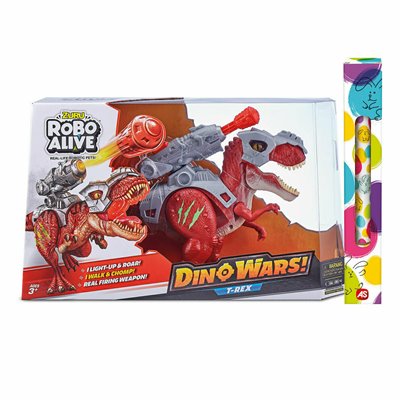 Παιχνιδολαμπάδα Robo Alive Dino Wars T-Rex για 3+ Ετών As Company