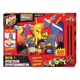Παιχνιδολαμπάδα Boom City Racers Εργοστάσιο Πυροτεχνημάτων για 4+ Ετών Giochi Preziosi