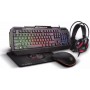 Zeroground KB-1900GUHMS Sumiko Bundle Σετ Gaming Πληκτρολόγιο με Φωτιζόμενα πλήκτρα &amp Ποντίκι (Αγγλικό US)