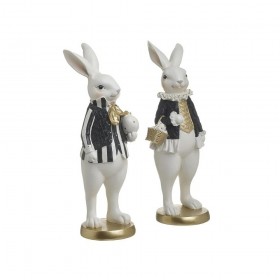 Inart Πασχαλινοί Λαγοί 10x26εκ 2τμχ Inart Πασχαλινοί Λαγοί 10x26εκ 2τμχ