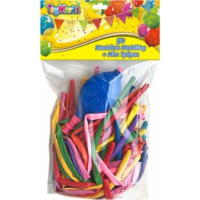 Μπαλόνια Modelling 50 Tμχ &amp Mini Τρόμπα