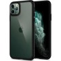 Spigen Ultra Hybrid Back Cover Πλαστικό Clear/Matte Black (iPhone 11 Pro Max)