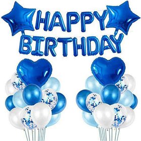 Διακοσμητικό Σετ Γενεθλίων Μπλε