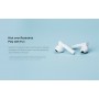 Haylou MoriPods Earbud Bluetooth Handsfree Ακουστικά με Θήκη Φόρτισης Λευκά