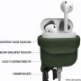 Catalyst Waterproof Θήκη Σιλικόνης με Γάντζο Army Green για Apple AirPods