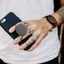 PopSockets PopGrip Κινητού Carbonite Weave