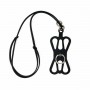 Legami Milano Sos Mr Phone Silicone Neck Phone Holder Μαύρο