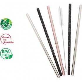 AlpinPro S-03 Καλαμάκια Μεταλλικά Πολύχρωμα με Βουρτσάκι 5τμχ AlpinPro S-03 Καλαμάκια Μεταλλικά Πολύχρωμα με Βουρτσάκι 5τμχ
