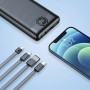 Veger VP1116 Power Bank 10000mAh με Θύρα USB-A και Θύρα USB-C Μαύρο