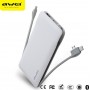 Awei P51K Power Bank 10000mAh με Θύρα USB-A Λευκό