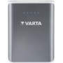 Varta Pack Power Bank 10400mAh με 2 Θύρες USB-A Ασημί