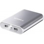 Varta Pack Power Bank 10400mAh με 2 Θύρες USB-A Ασημί