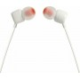 JBL T110 In-ear Handsfree με Βύσμα 3.5mm Λευκό