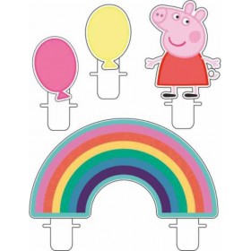 Lion Balloons Peppa Pig Κεράκια 4τμχ Lion Balloons Peppa Pig Κεράκια 4τμχ