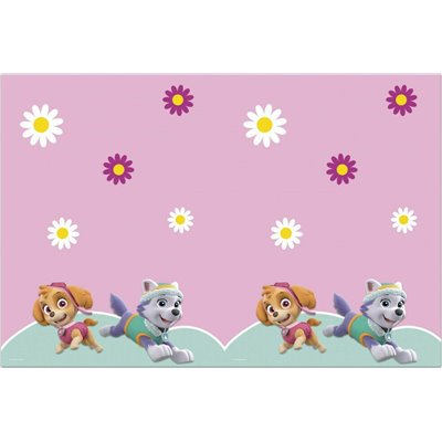 Procos Τραπεζομάντηλο Party Πλαστικό Paw Patrol Skye And Everest Ροζ 180x120cm 090278