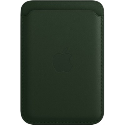 Apple Leather Wallet MagSafe Θήκη Καρτών Sequoia Green