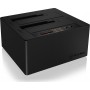 RaidSonic Icy Box IB-121CL-C31 Docking Station για 2 Σκληρούς Δίσκους SATA 2.5" / 3.5" με σύνδεση USB 3.1 (20930)