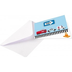 Amscan Προσκλήσεις On The Road 8 Τμχ. 9906587