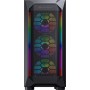 Cougar MX410 Mesh-G RGB Gaming Midi Tower Κουτί Υπολογιστή με Πλαϊνό Παράθυρο Μαύρο