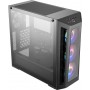 CoolerMaster Masterbox MB530P Gaming Midi Tower Κουτί Υπολογιστή με Πλαϊνό Παράθυρο και RGB Φωτισμό Μαύρο