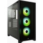 Corsair iCUE 4000X RGB Gaming Midi Tower Κουτί Υπολογιστή με Πλαϊνό Παράθυρο Μαύρο