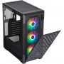 Corsair iCUE 220T RGB Gaming Midi Tower Κουτί Υπολογιστή με Πλαϊνό Παράθυρο Μαύρο