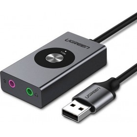 Ugreen Εξωτερική USB Κάρτα Ήχου 7.1 Ugreen Εξωτερική USB Κάρτα Ήχου 7.1