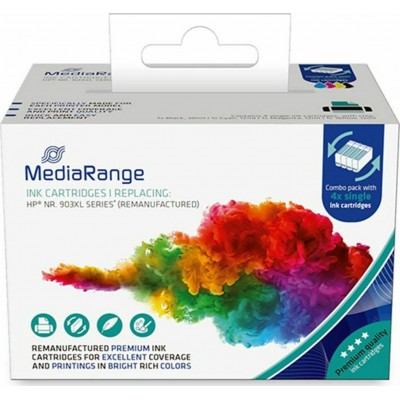 MediaRange Συμβατό Μελάνι HP 903XL T6M15AE/T6M03AE/T6M07AE/T6M11AE Πολλαπλό (Color) / Μαύρο