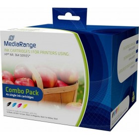MediaRange Συμβατό Μελάνι HP 364 CN684EE/CB323EE/CB324EE/CB325EE Πολλαπλό (Color) / Μαύρο MediaRange Συμβατό Μελάνι HP 364 CN684EE/CB323EE/CB324EE/CB325EE Πολλαπλό (Color) / Μαύρο
