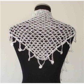 Palatino Κρητικό Μαντήλι Σαρίκι Λευκό