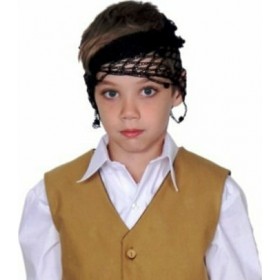 Αξεσουάρ Παραδοσιακής Στολής Κρητικό Μαντήλι Σαρίκι MARK641 BLACK