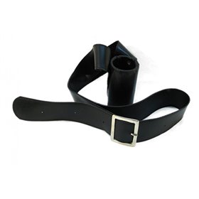 Δερμάτινος τελαμώνας Μαύρος για κοντάρι παρέλασης