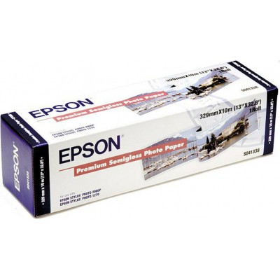 Epson Χαρτί Ρολό Premium Semigloss 329mm x 10m 250gr/m²