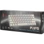 Lamtech Pluto Gaming Μηχανικό Πληκτρολόγιο 60% με Outemu Blue διακόπτες και RGB φωτισμό (Αγγλικό US) Λευκό