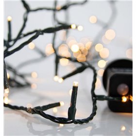 180 Χριστουγεννιάτικα Λαμπάκια LED Θερμό Λευκό 8.95μ σε Σειρά με Πράσινο Καλώδιο και Προγράμματα EurolampΚωδικός: 600-11521  180 Χριστουγεννιάτικα Λαμπάκια LED Θερμό Λευκό 8.95μ σε Σειρά με Πράσινο Καλώδιο και Προγράμματα EurolampΚωδικός: 600-11521