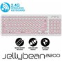 Alcatroz Jellybean U2000 White/Pink