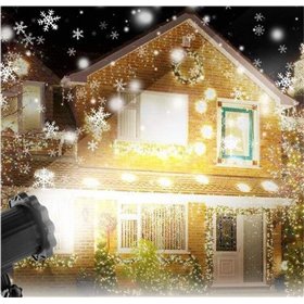 Προτζέκτορας Νιφάδες Χιόνι Λευκο Led IP44 04.P-1032 TnS