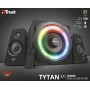 Trust GXT 629 Tytan 2.1 RGB Speaker Set Ηχεία Υπολογιστή 2.1 με RGB Φωτισμό και Ισχύ 60W σε Μαύρο Χρώμα