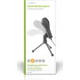 Nedis Wired Microphone Dual Condenser With Tripod USB Black με Σύνδεση USB