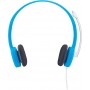 Logitech H150 On Ear Multimedia Ακουστικά με μικροφωνο και σύνδεση 3.5mm Jack σε Μπλε χρώμα