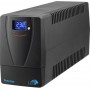 Tescom Leo LCD 1000AP UPS Line-Interactive 1000VA 600W με 4 Schuko Πρίζες