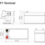 Ultracell UL1.3-12 Μπαταρία UPS με Χωρητικότητα 1.3Ah και Τάση 12V