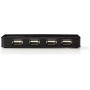 Nedis UHUBU2730BK USB 2.0 Hub 7 Θυρών με σύνδεση USB-A &amp Θύρα Φόρτισης και Εξωτερική Παροχή ΡεύματοςΚωδικός: 233-1872 