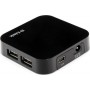 D-Link DUB-H4 USB 2.0 Hub 4 Θυρών με σύνδεση USB-A και Εξωτερική Παροχή Ρεύματος